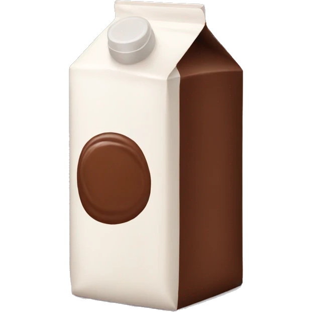 chocolate milk carton emoji