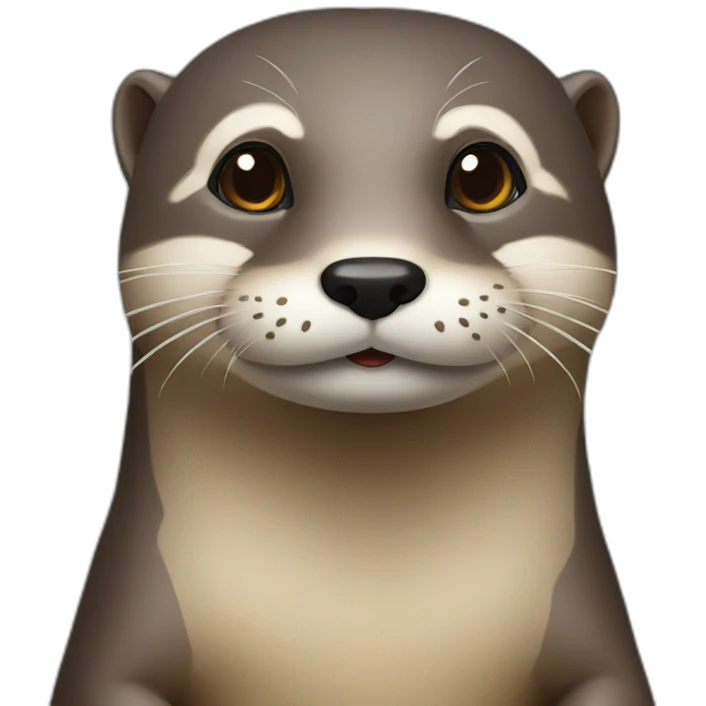 Loutre sur tortu emoji