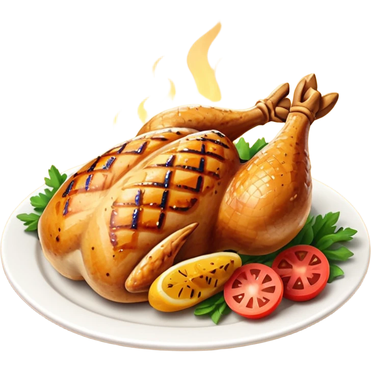 grilled chicken emoji