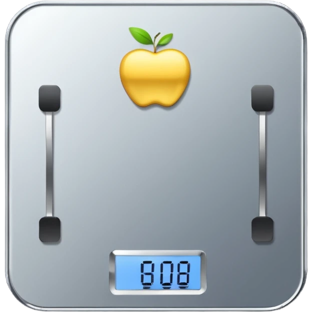 Digital weight scale emoji