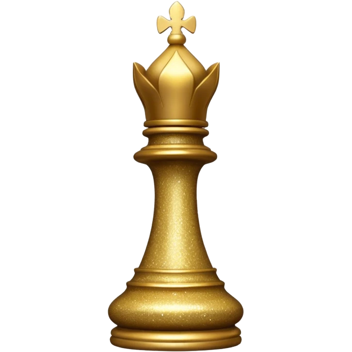 glitter chess piece bishop emoji