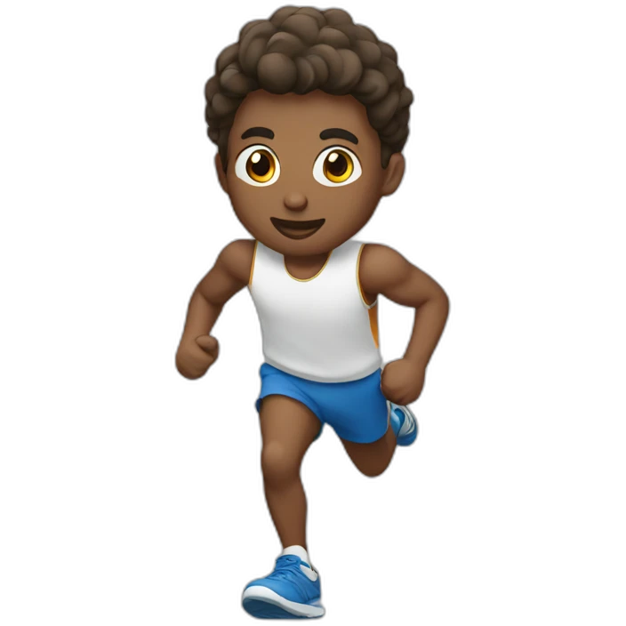 runner boy emoji