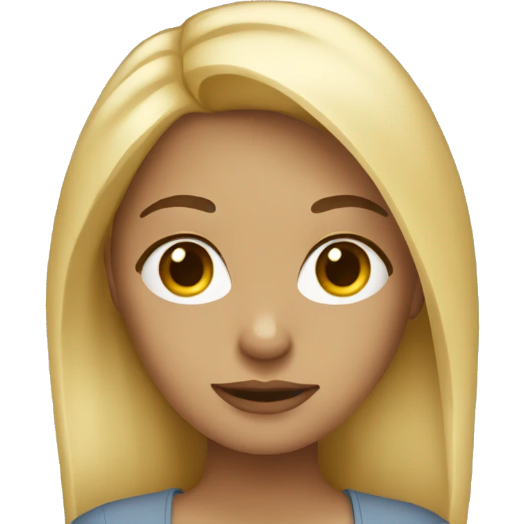 Only you blonde woman  emoji