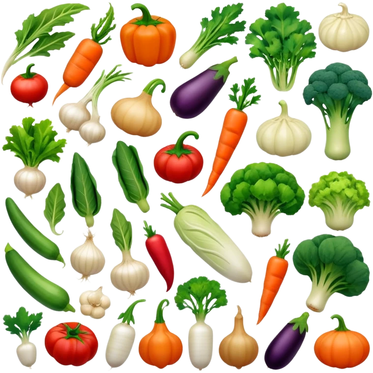 assorted vegetables emoji