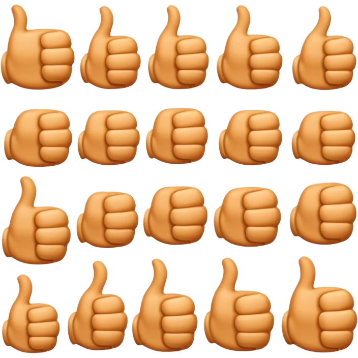 Lots of thumbs emoji