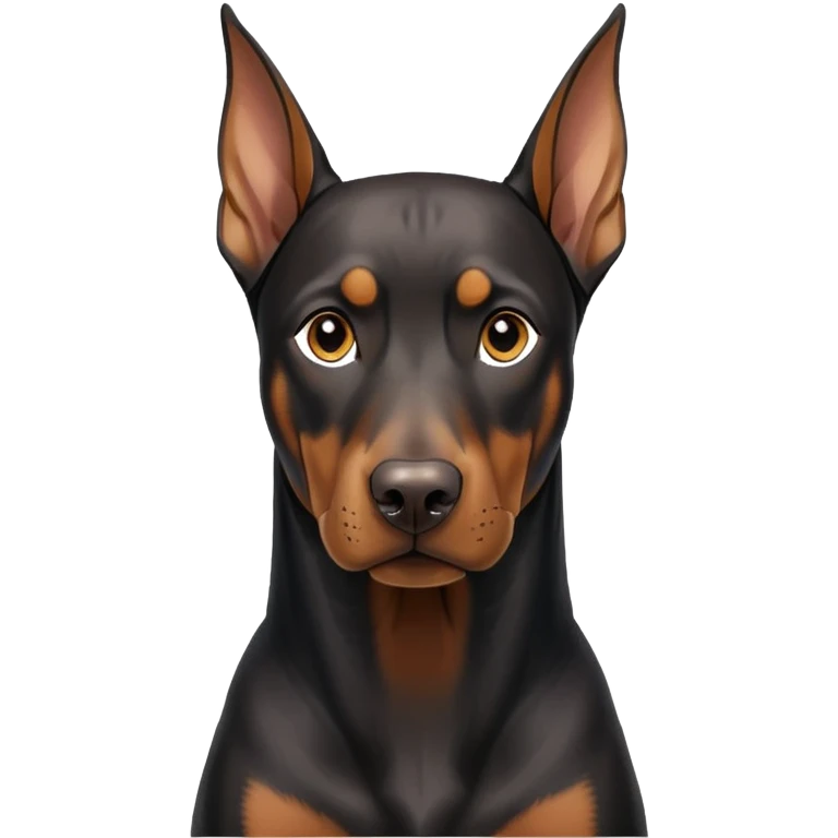 The Doberman emoji