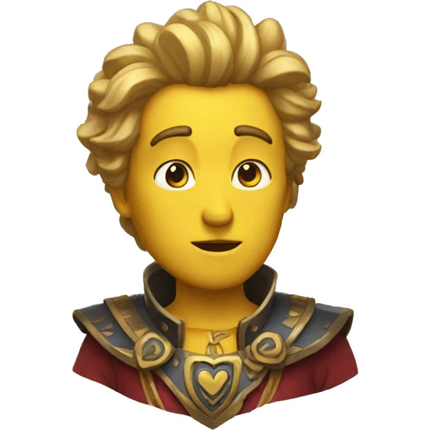 Corazon dorado emoji