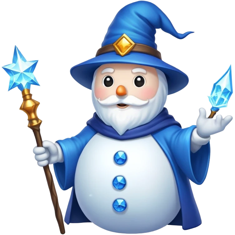 Snowman Wizard emoji
