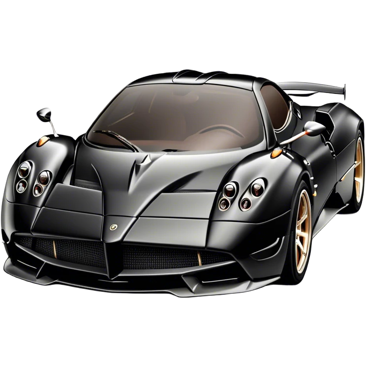 Pagani Huayra - Pagani (Model Year: 2022) (Iconic colour: Black) emoji