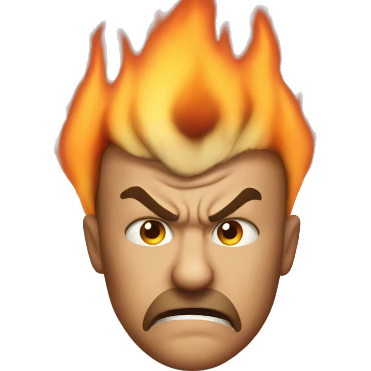 Anger fire emoji