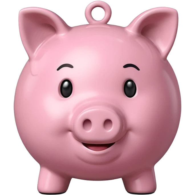 piggy bank with a human figure symbol emoji