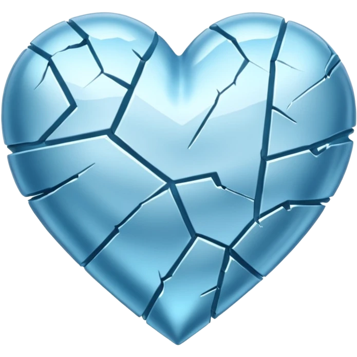Corazón frio emoji