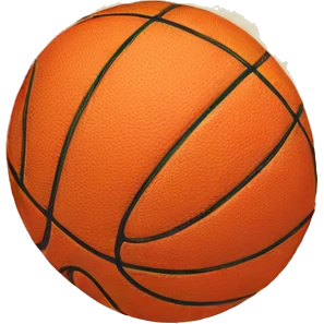 A basketball on fire  emoji