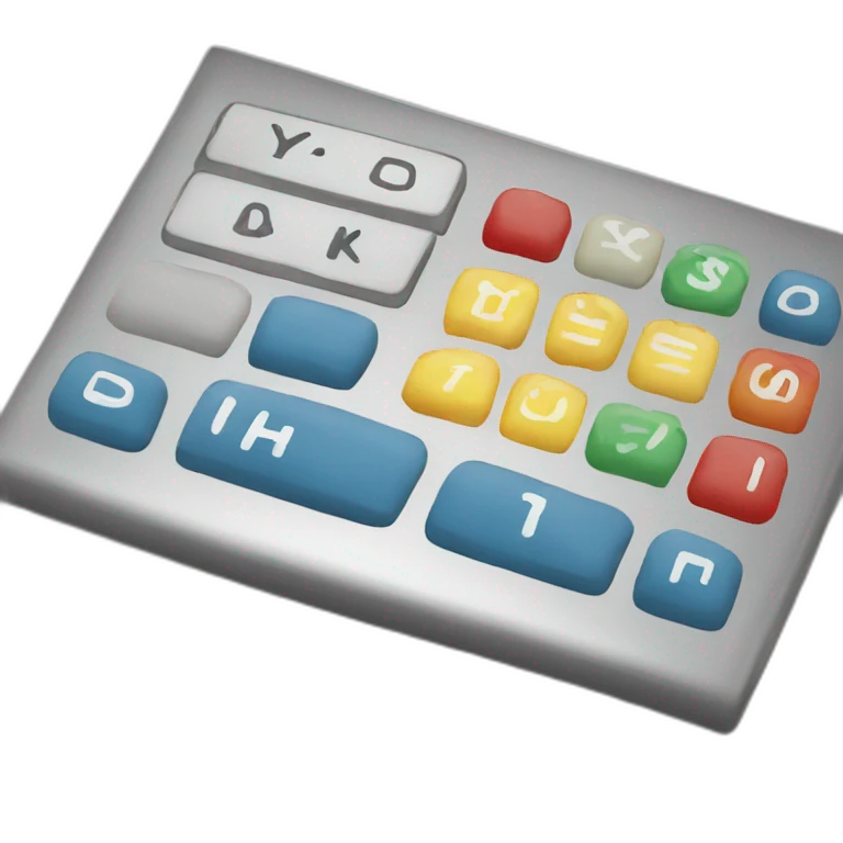 Peanuts on a calculator emoji