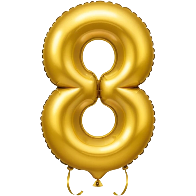 80th birthday balloon emoji