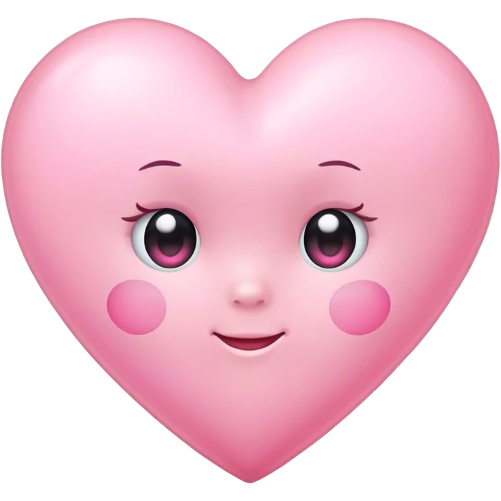 Baby pink heart  emoji