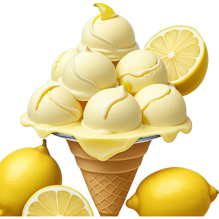 Italian seaside lemon ice cream, Blue white stripes, overflowing lemons, clear blue sky and ocean
Travel photography style, vivid, joyful summer mo emoji