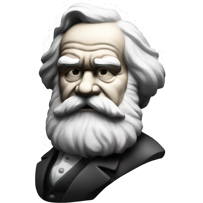 Karl Marx fist up emoji
