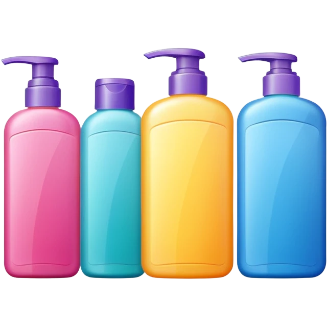 single row shampo and stuff emoji