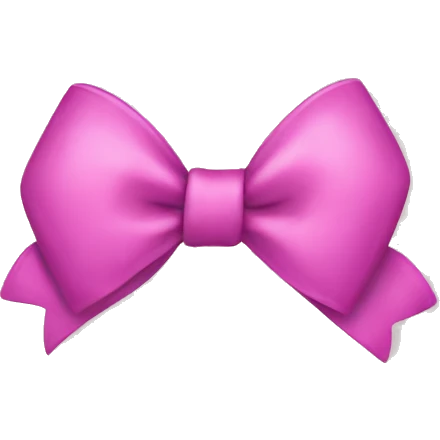 cute bow emoji