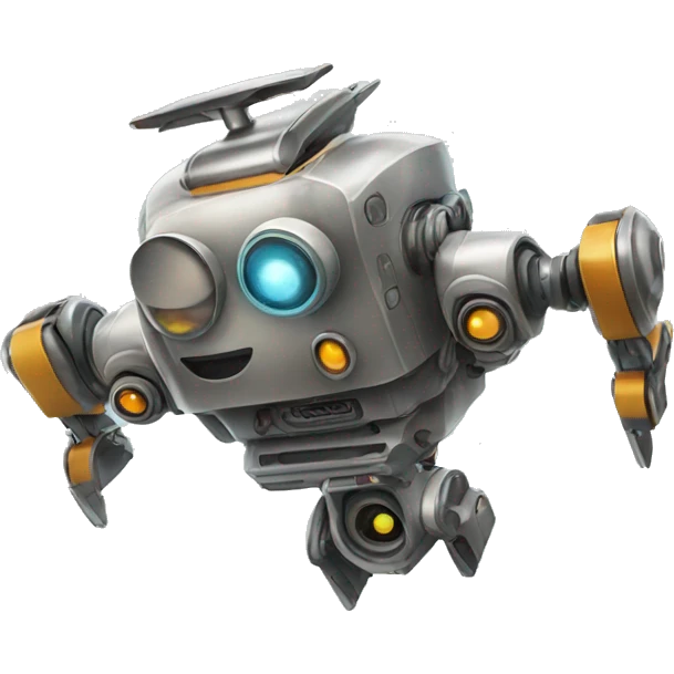 flying robot emoji