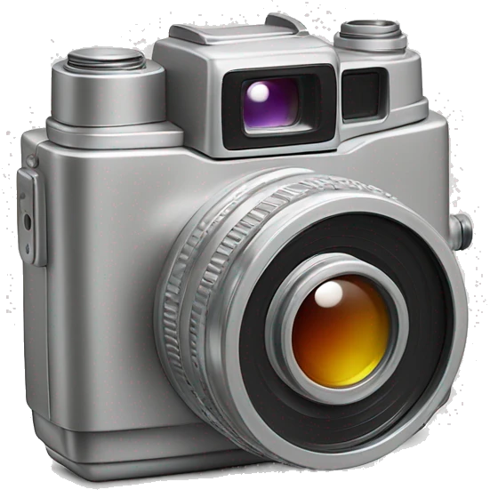 kodak film camera silver 35mm emoji
