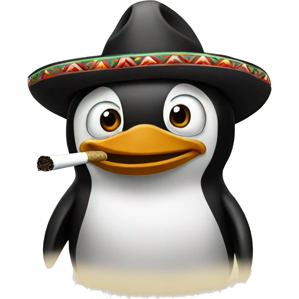 Mexican penguins smoking    emoji