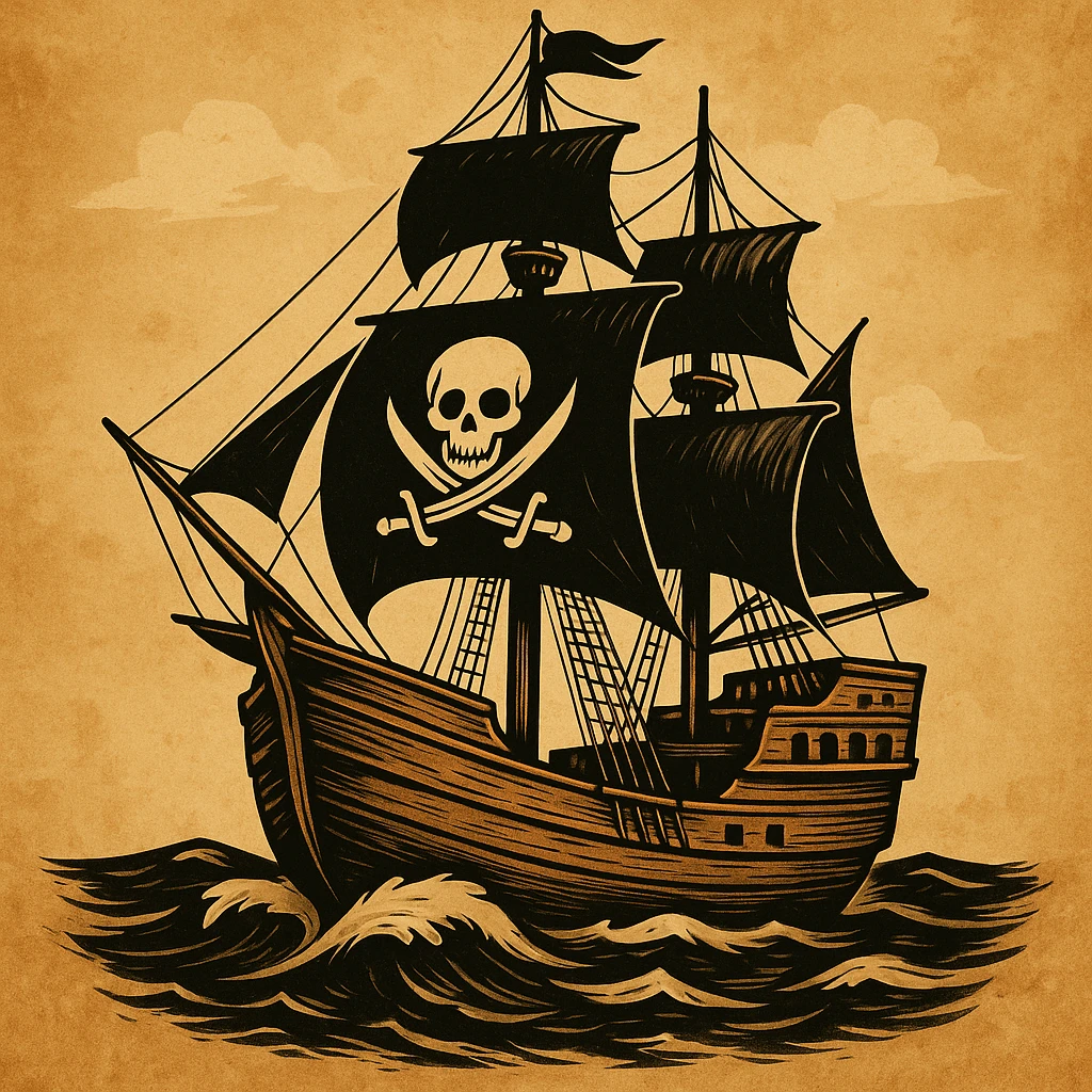 pirate ship emoji