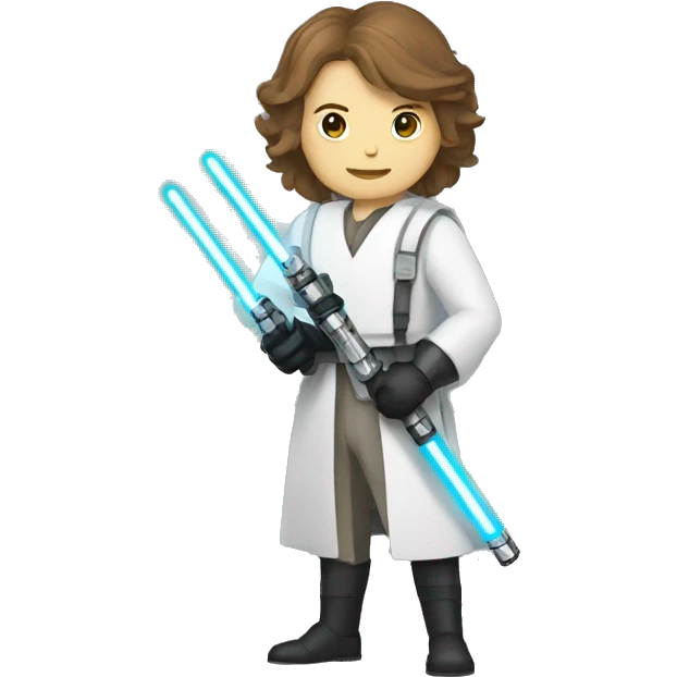 a secourist with a lightsaber emoji