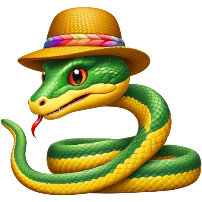 HAT SNAKE emoji