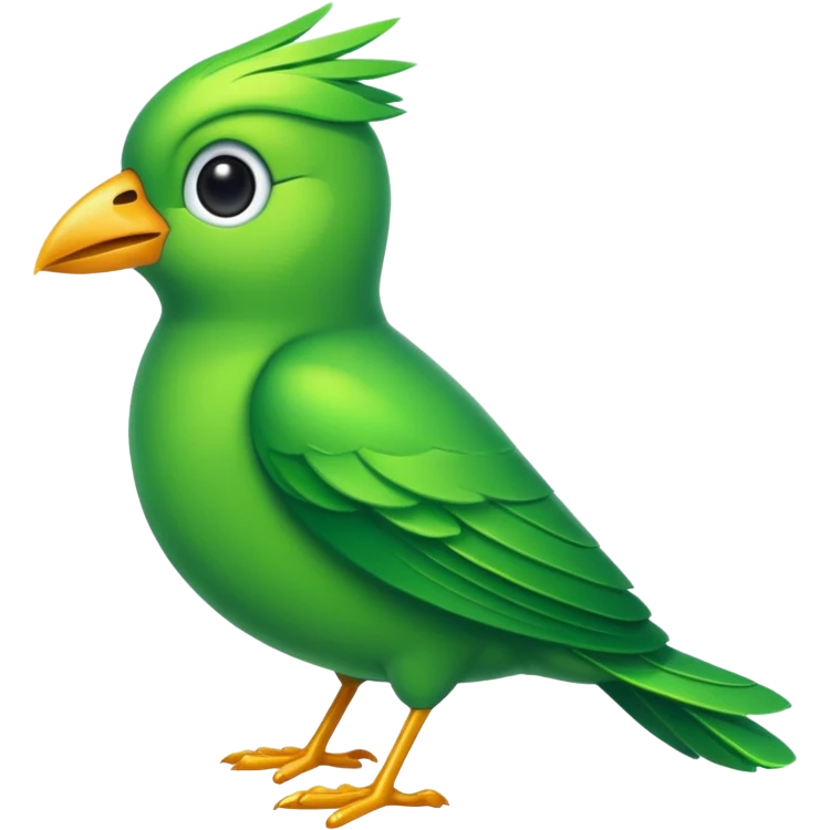 green bird emoji