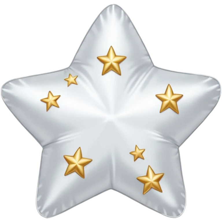 White satin Shine stars aesthetic emoji