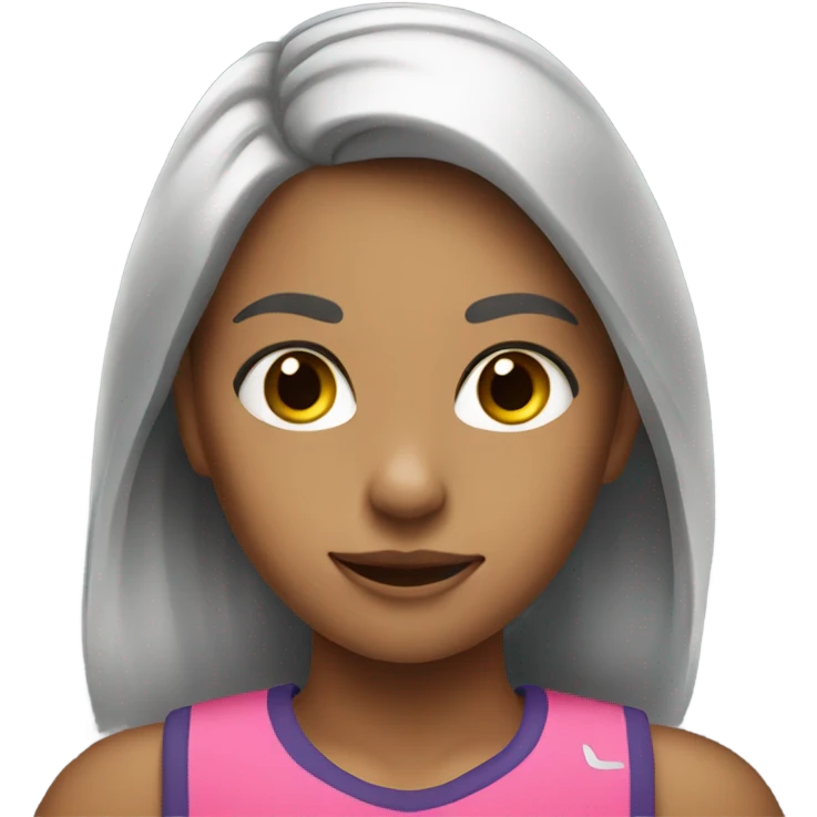 Sportive girl emoji