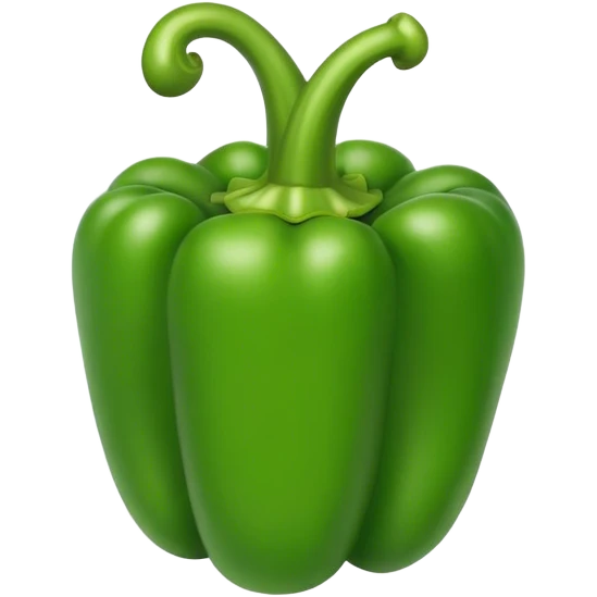 Green Bell pepper emoji