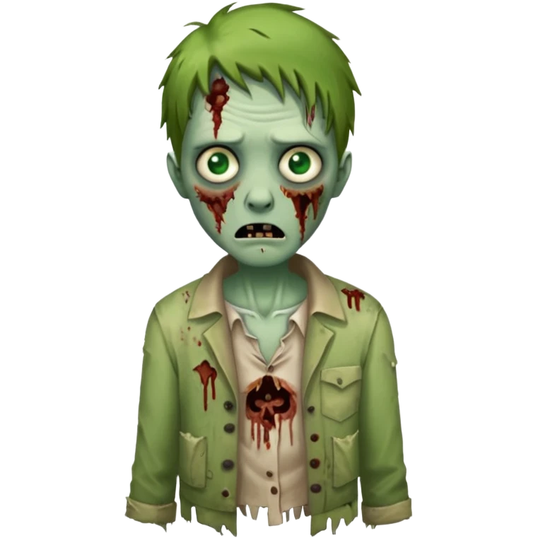 Um zombie cria  emoji