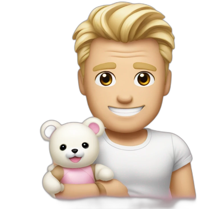Dolph Lundgren with korilakkuma emoji