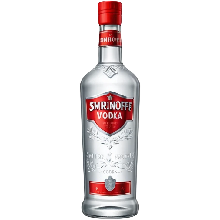Smirnoff Vodka bottle emoji