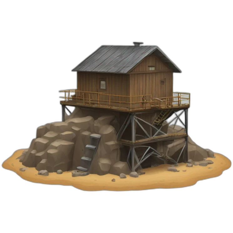 mine shaft/Mining Building house emoji