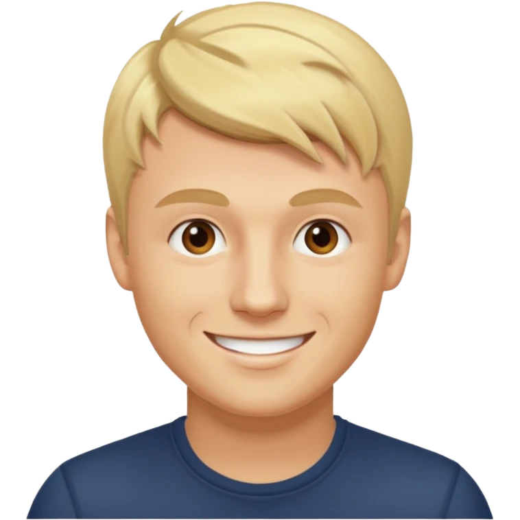 Nick Carter with blonde hair emoji