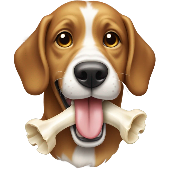 eating bone emoji