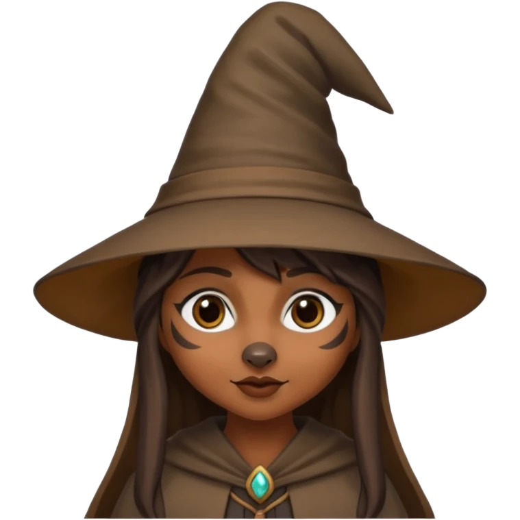 raccoon witch girl emoji