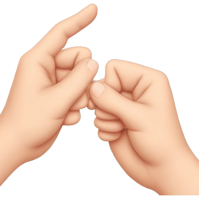 Pinky promise emoji