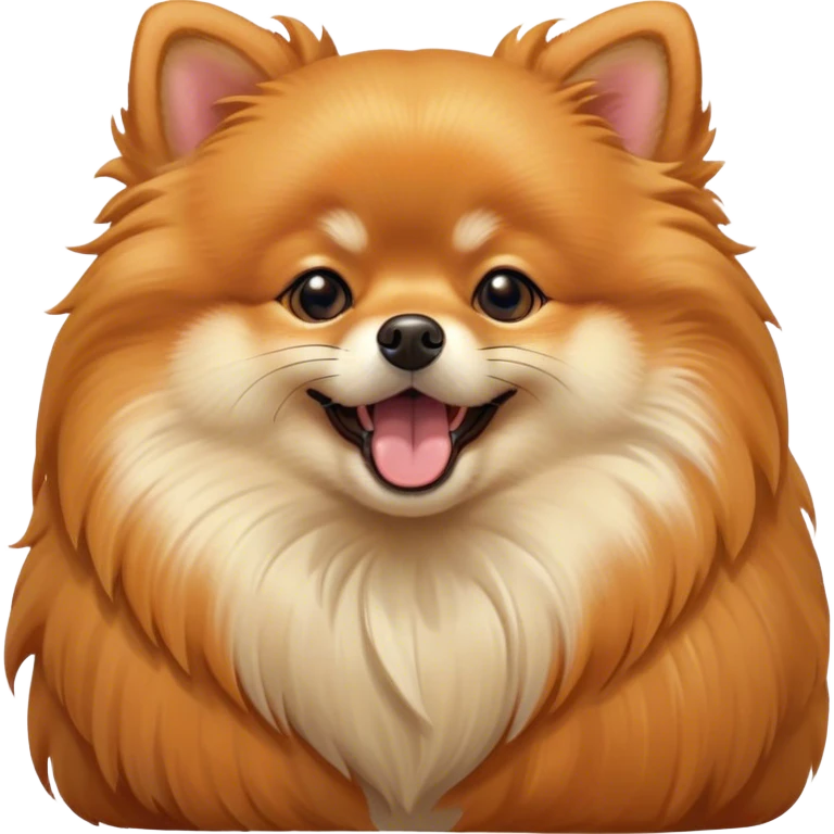Cinematic Cute Yawning Orange Pomeranian Portrait Emoji, Head tilted slightly with a dramatic, wide-open yawn, showcasing a soft, fluffy orange Fur with a subtle shimmer, floppy ears slightly drooping, round brown eyes barely open in drowsy contentment, Simplified yet irresistibly adorable features, highly detailed, glowing with a soft, cozy glow, high shine, relaxed yet expressive, stylized with a touch of whimsy, bright and endearing, soft glowing outline, capturing the essence of a sleepy yet affectionate companion, so drowsy it feels like it could stretch right out of the screen and curl up for a nap! emoji