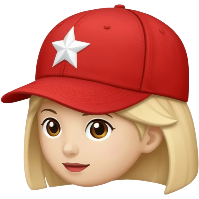 Hat with MAGA emoji