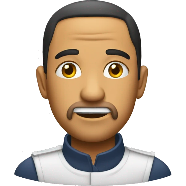 Una cara haciendo un puchero rogando  emoji
