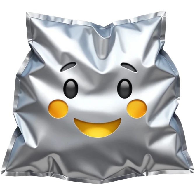 silver foil pack emoji