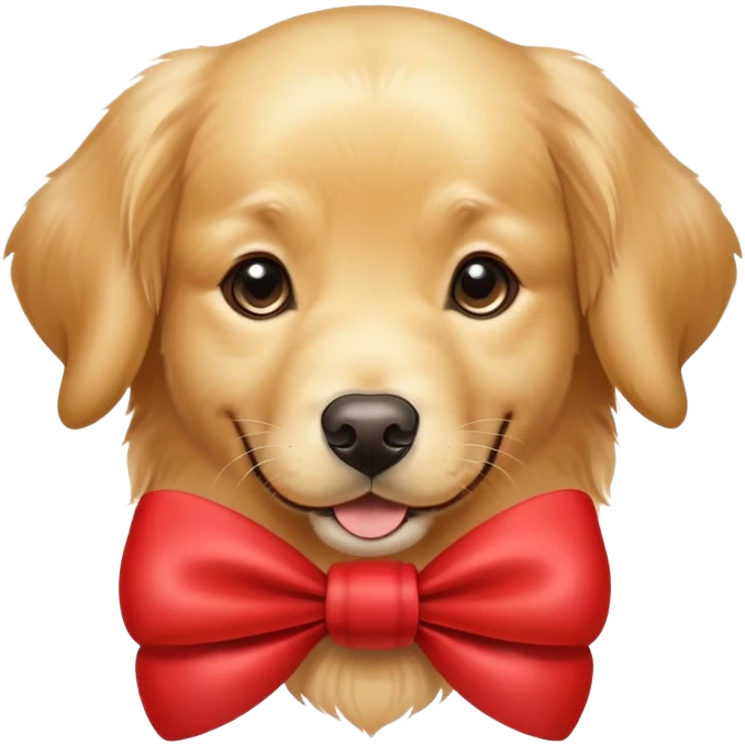Golden retriever wishing happy Mother’s Day  emoji