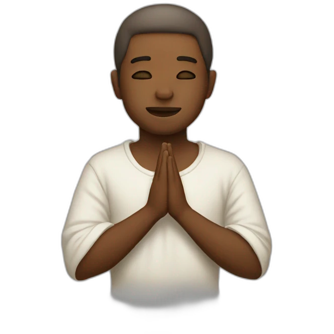 god-praying emoji