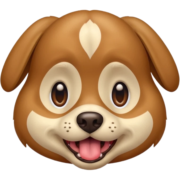 Una perro estresado emoji