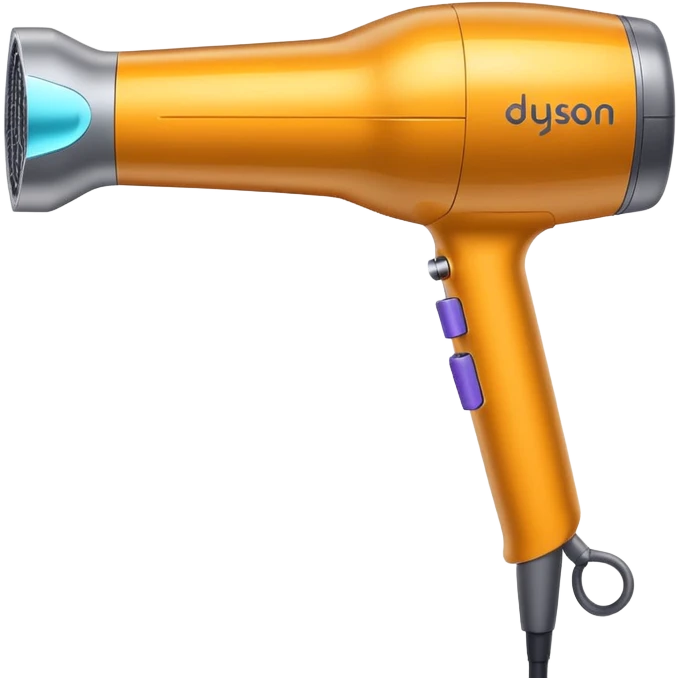 Dyson hair dryer emoji